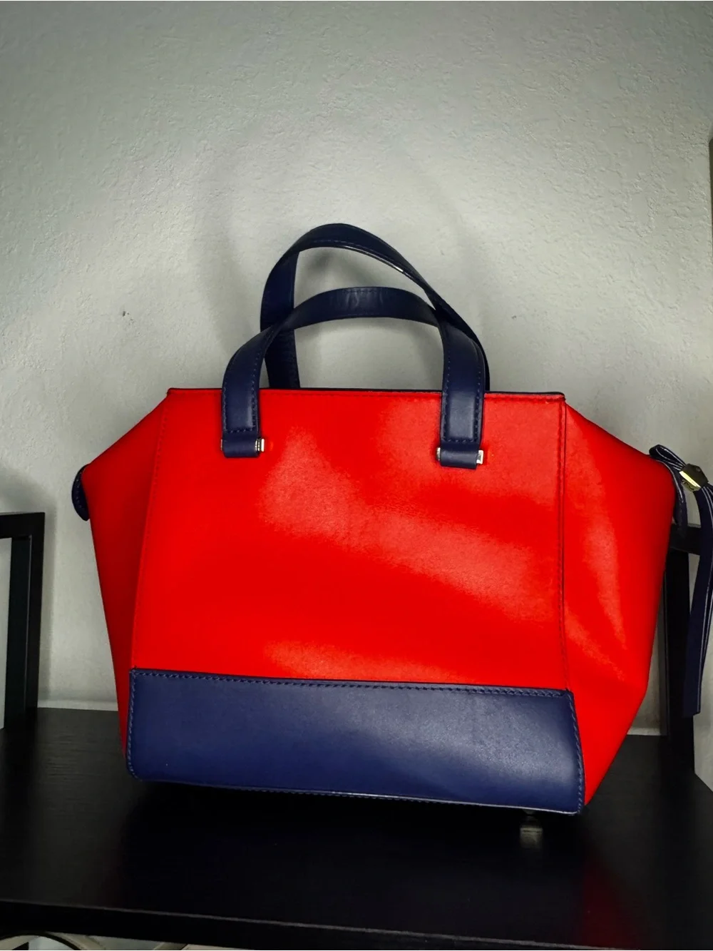 Kate Spade Striped Navy & Red Women's Satchel -